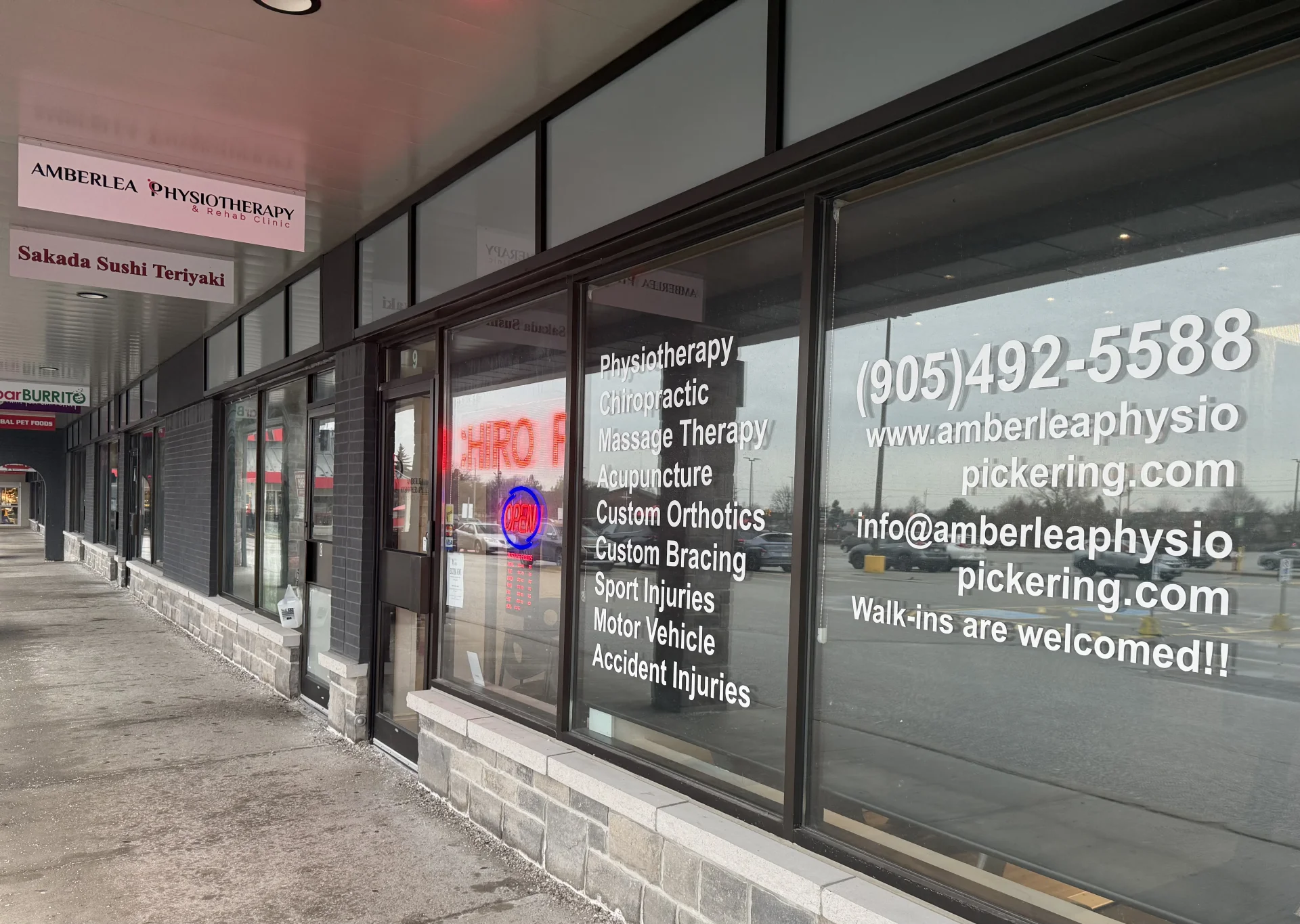 Amberlea Physiotherapy & Rehab Clinic interior in Pickering